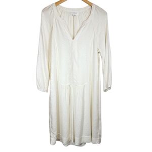 Velvet Graham Spencer Peasant Dress Boho Sz S V Neck Lightweight USA Made EUC